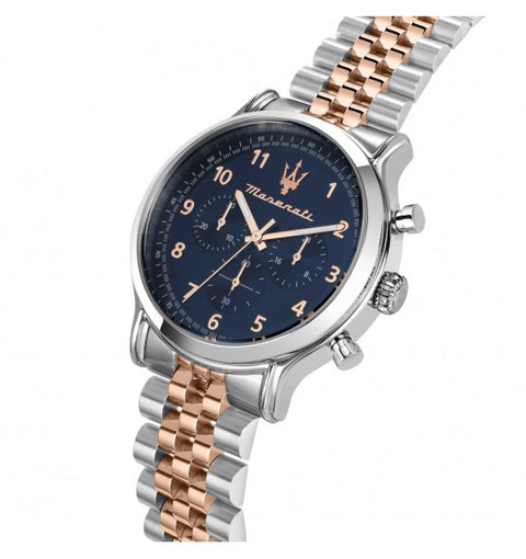 Dettaglio del quadrante dell’orologio Maserati R8873618021