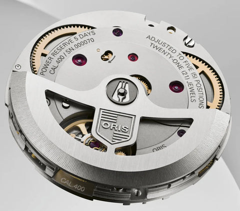 Movimento dell'Oris Aquis Date Calibre 400.