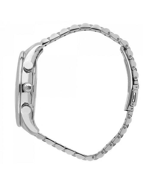 Vista laterale della cassa dell’orologio Maserati R8873646004 in acciaio inossidabile