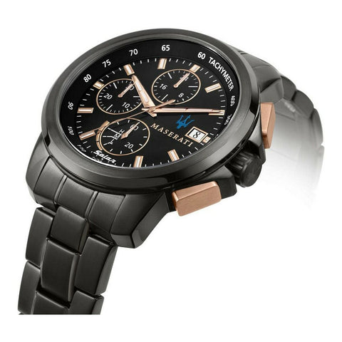 Dettaglio del quadrante dell’orologio Maserati R8873645001