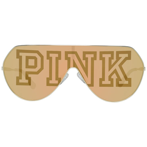 Occhiali da sole Victoria's Secret PK0001-0028G con lenti specchiate dorate e montatura in metallo