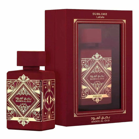 Flacone del profumo unisex Lattafa Bade'e Al Oud Sublime da 100 ml