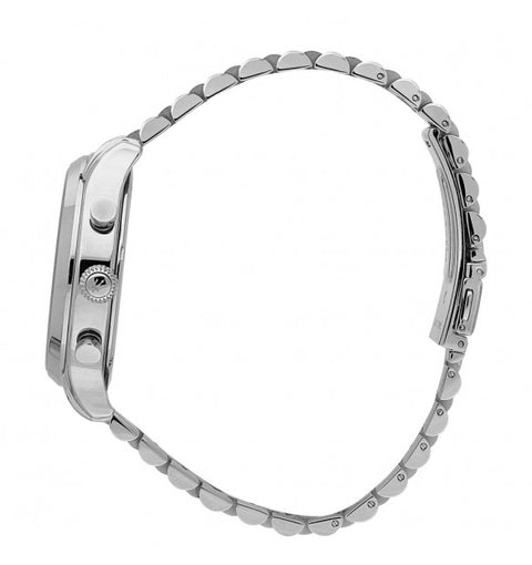 Vista laterale della cassa dell’orologio Maserati R8873618029 in acciaio inossidabile